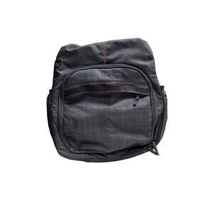 Thirty-One Gray Crosshatch Backpack Sling Camera Diaper Bag One Shoulder